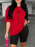 Women's two pieces Short Sleeve T-Shirt Summer.